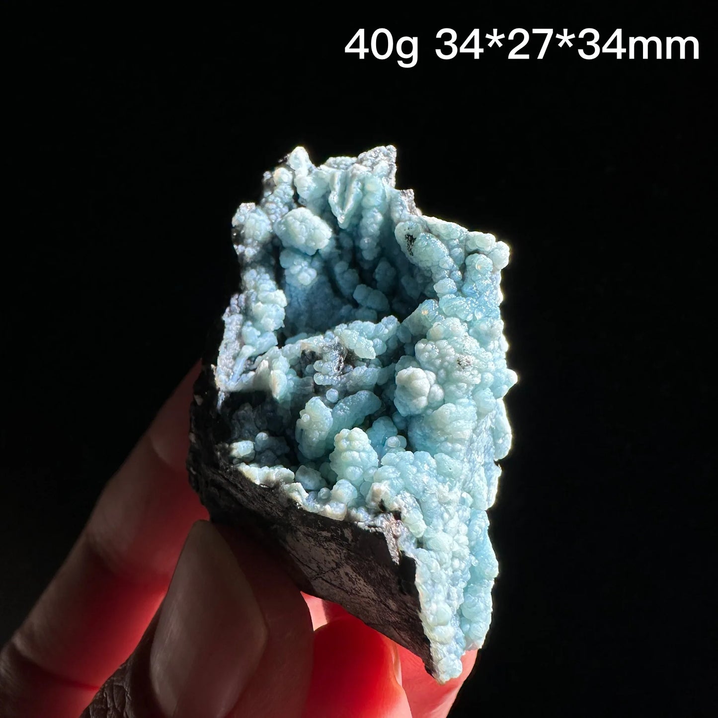 Blue Gibbsite Crystal-ToShay.org