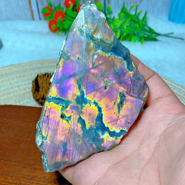 Purple Labradorite Slice-ToShay.org