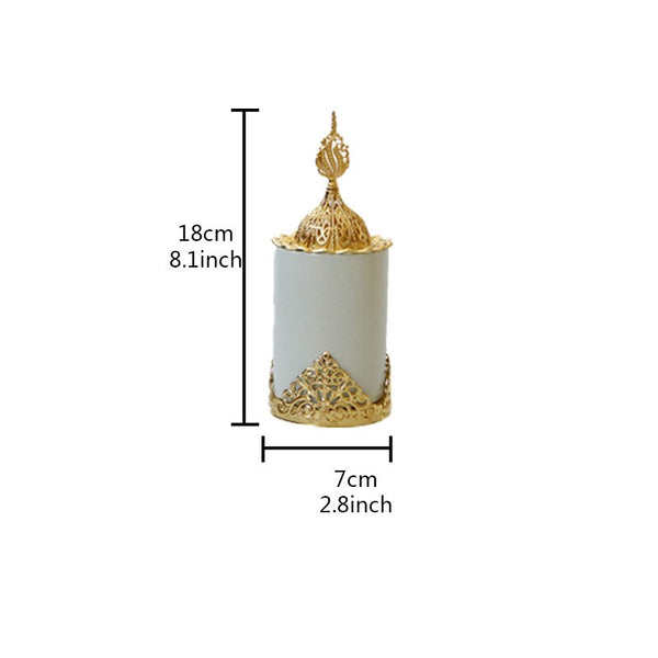 Gold Tower Incense Burner-ToShay.org