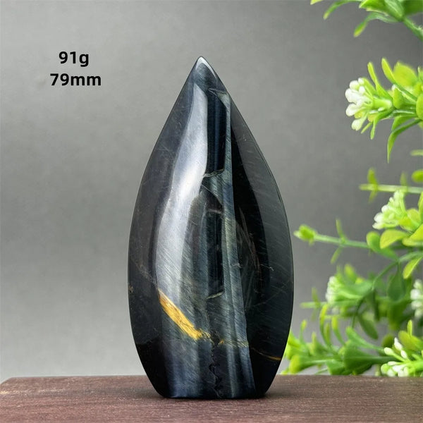Blue Tiger Eye Stone Torch-ToShay.org