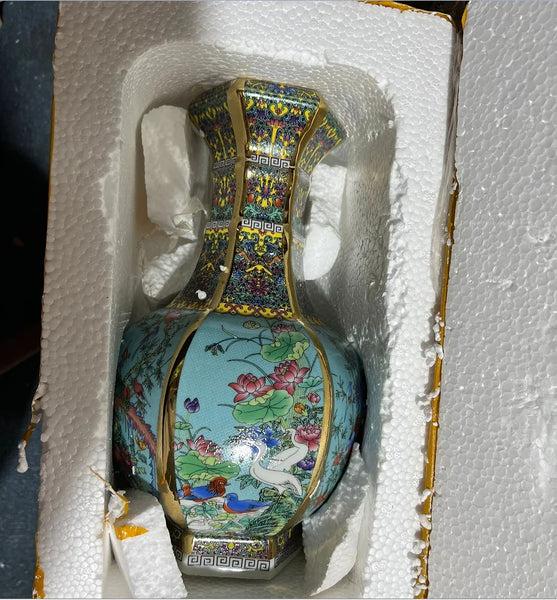 Crane Garden Vase-ToShay.org