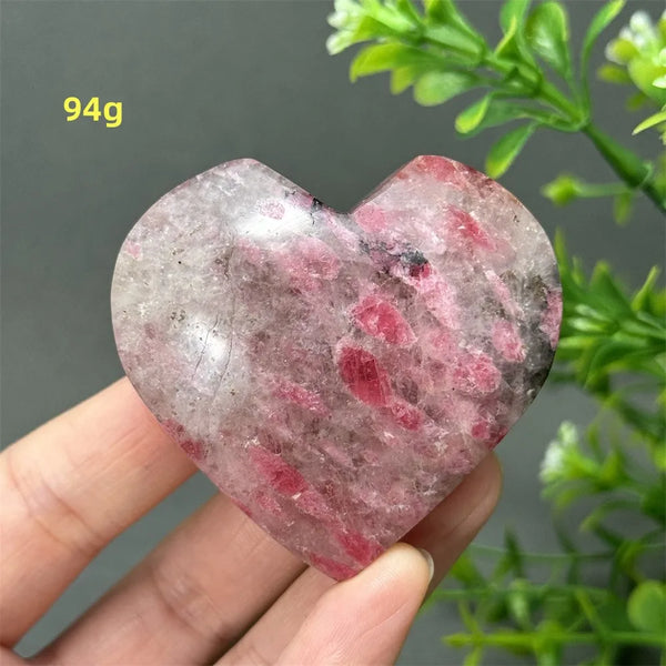 Pink Rose Rhodochrosite Heart-ToShay.org