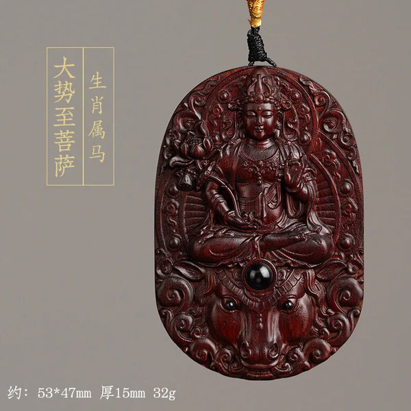 Sandalwood Zodiac Pendant-ToShay.org
