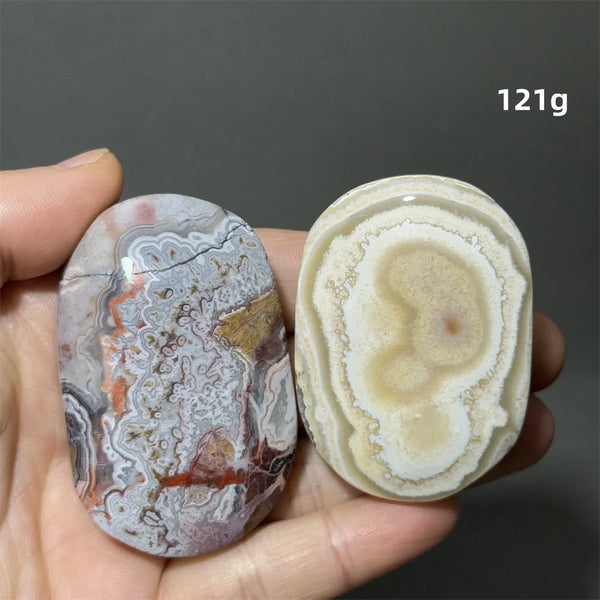 Red Agate Palm Stone-ToShay.org