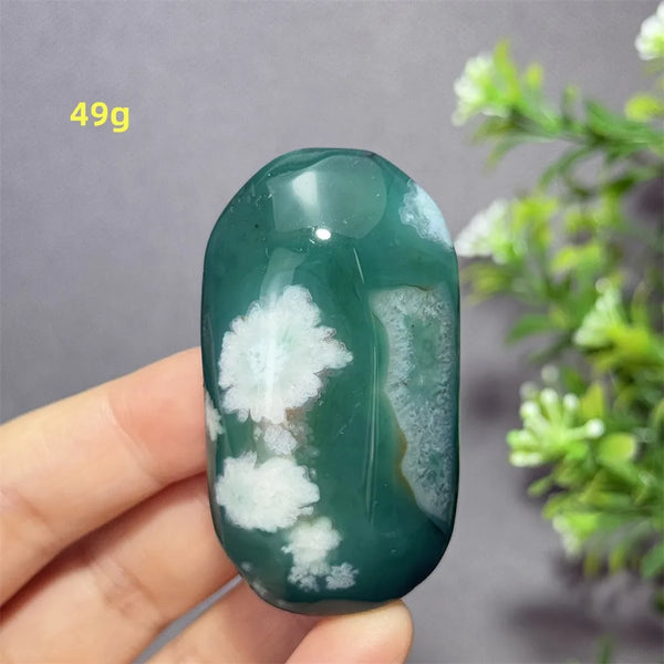 Green Cherry Blossom Agate-ToShay.org