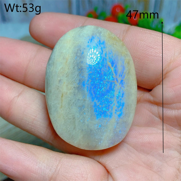 Blue Moonstone Palm Stones-ToShay.org