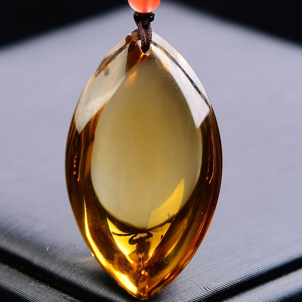 Yellow Citrine Quartz Pendant-ToShay.org