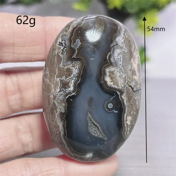 Fire Agate Palm Stone-ToShay.org