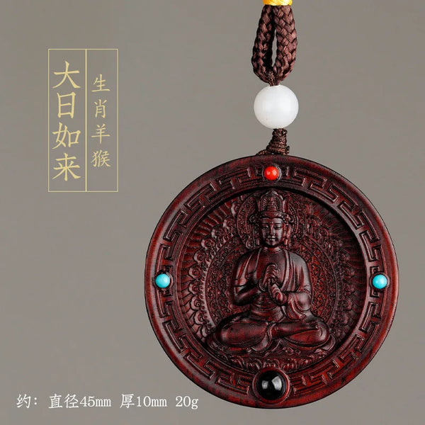 Sandalwood Ksitigarbha Pendant-ToShay.org