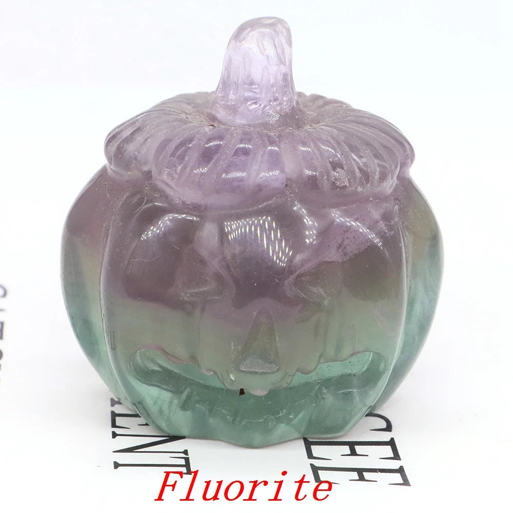 Mixed Crystal Pumpkin Face-ToShay.org