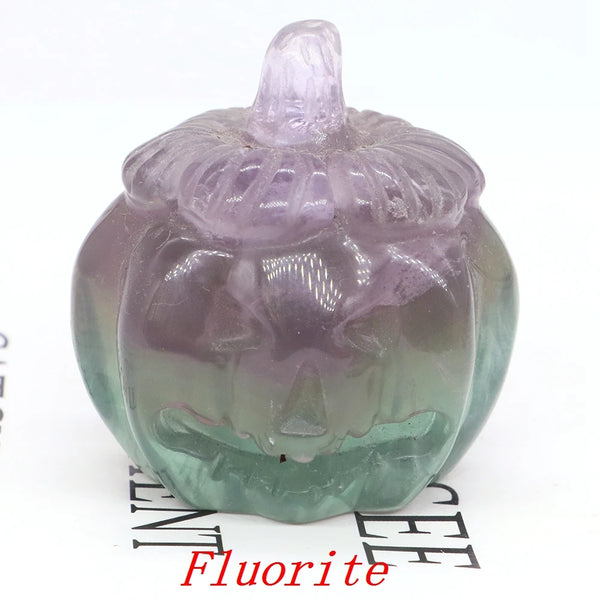 Mixed Crystal Pumpkin Face-ToShay.org
