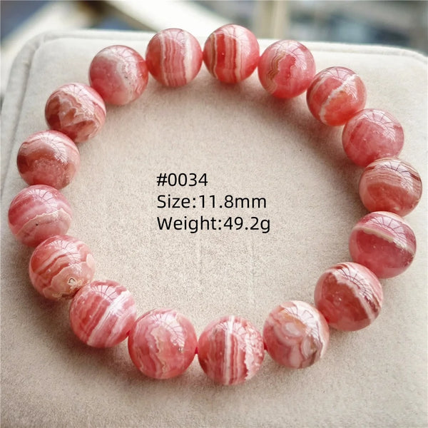Pink Rhodochrosite Bracelet-ToShay.org