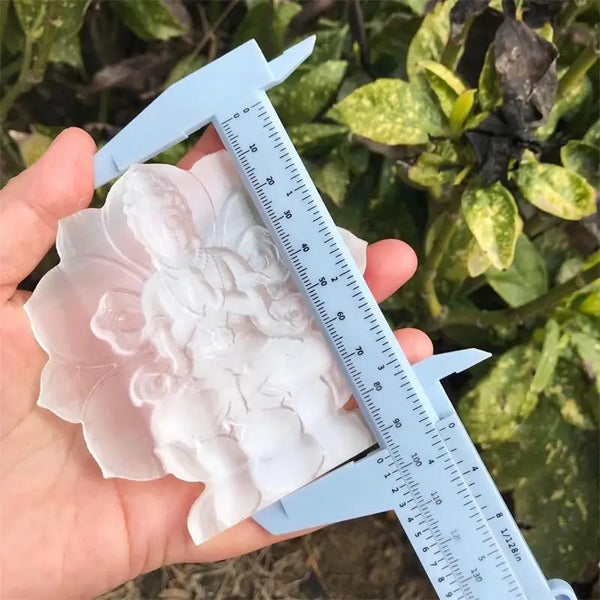 Crystal Selenite Guanyin Buddha-ToShay.org