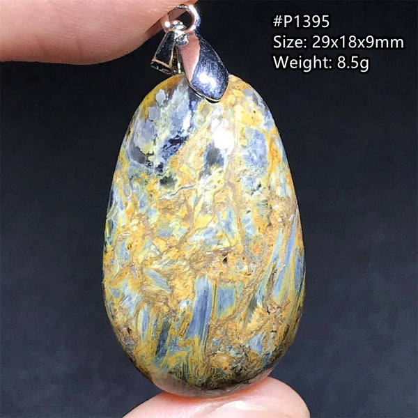 Blue Pietersite Pendant-ToShay.org