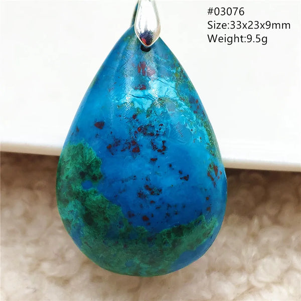 Blue Green Malachite Pendant-ToShay.org