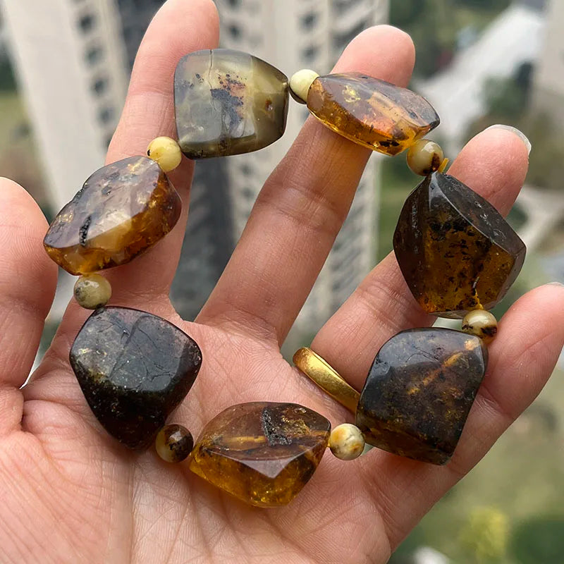 Yellow Amber Bracelet-ToShay.org