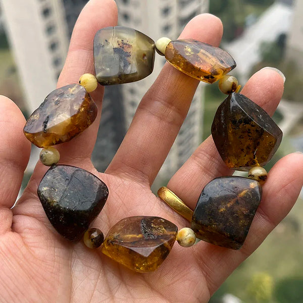 Yellow Amber Bracelet-ToShay.org
