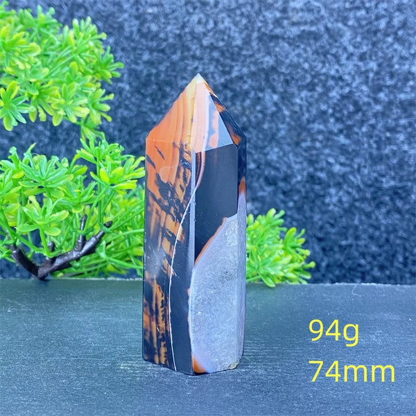 Black Red Striped Agate Point-ToShay.org
