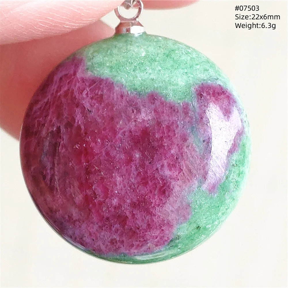 Red Ruby Zoisite Light Pendant-ToShay.org