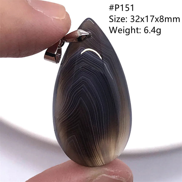 Black Lace Agate Pendant-ToShay.org