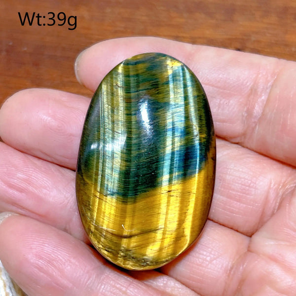 Blue Yellow Tiger Eye Stone-ToShay.org
