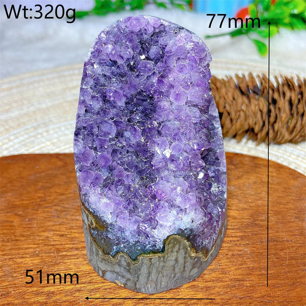 Purple Amethyst Cluster Geode-ToShay.org