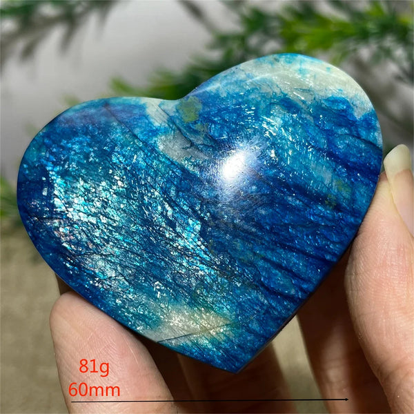 Blue Flash Moonstone Heart-ToShay.org
