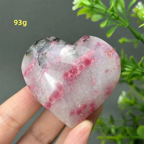 Pink Rose Rhodochrosite Heart-ToShay.org