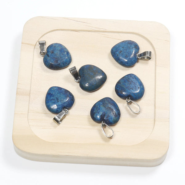 Mixed Crystal Heart Pendants-ToShay.org