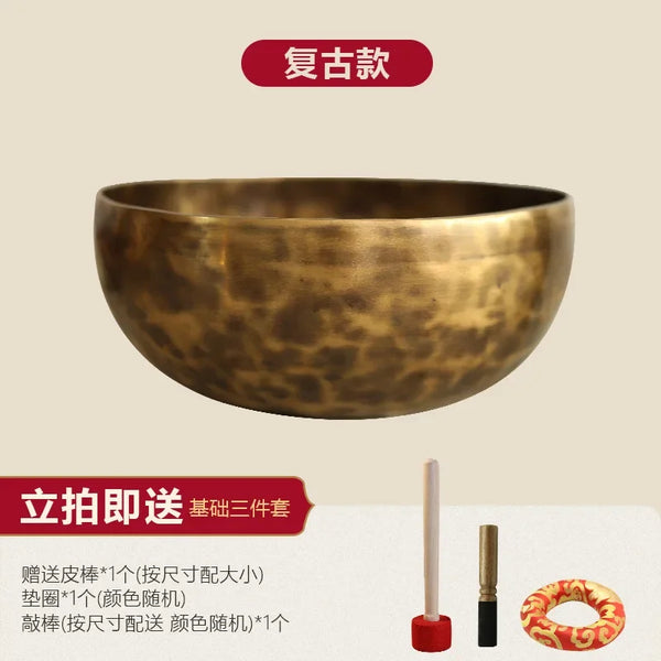 Nepalese Brass Singing Bowl-ToShay.org