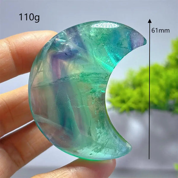 Rainbow Fluorite Moon-ToShay.org