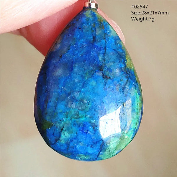 Blue Azurite Pendant-ToShay.org