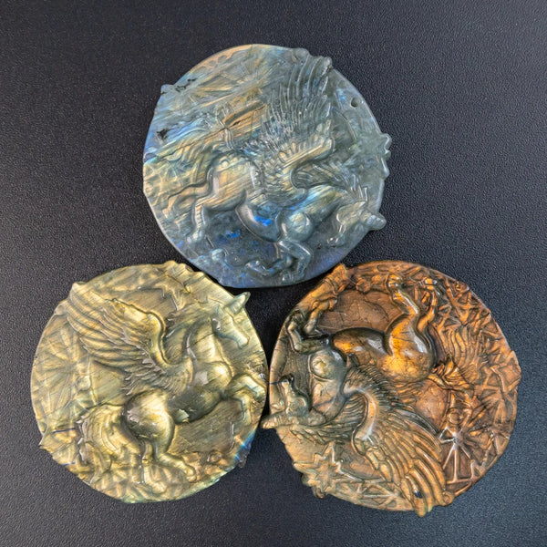 Blue Labradorite Charms-ToShay.org