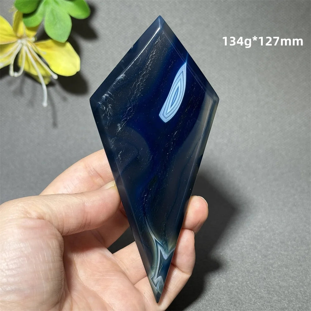 Blue Agate Diamond-ToShay.org