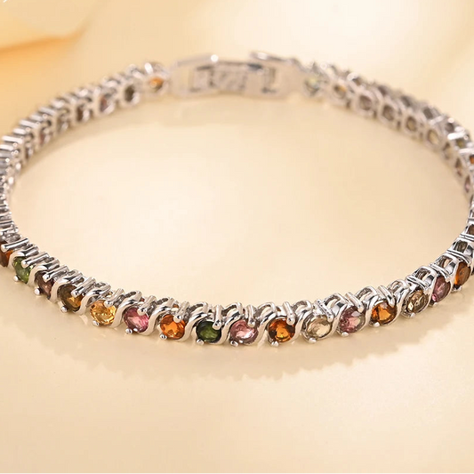 Mixed Tourmaline Bracelet-ToShay.org