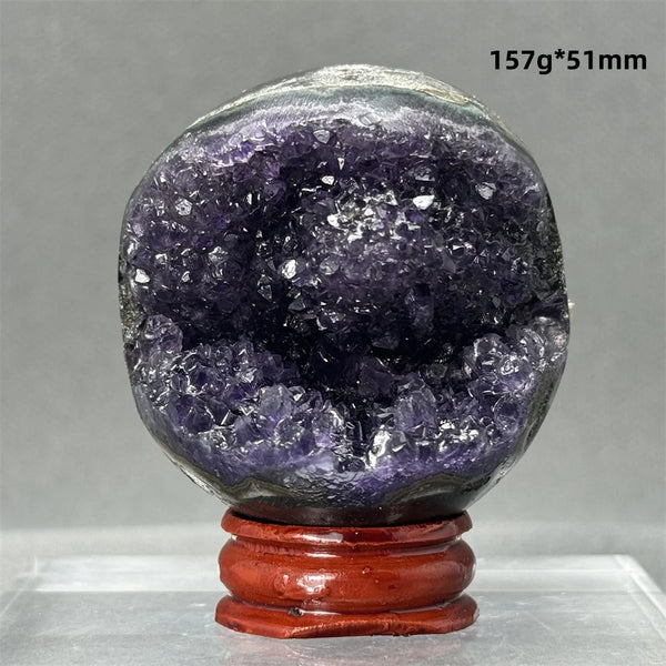Purple Amethyst Cluster Ball-ToShay.org