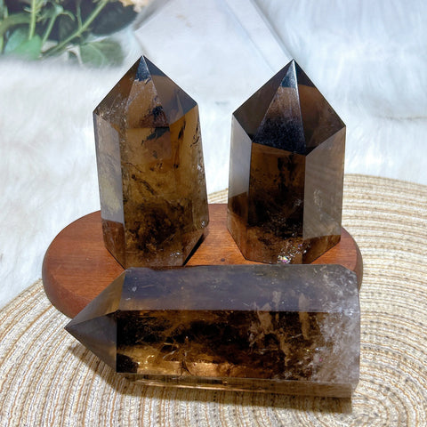 Smokey Quartz Crystal Point-ToShay.org