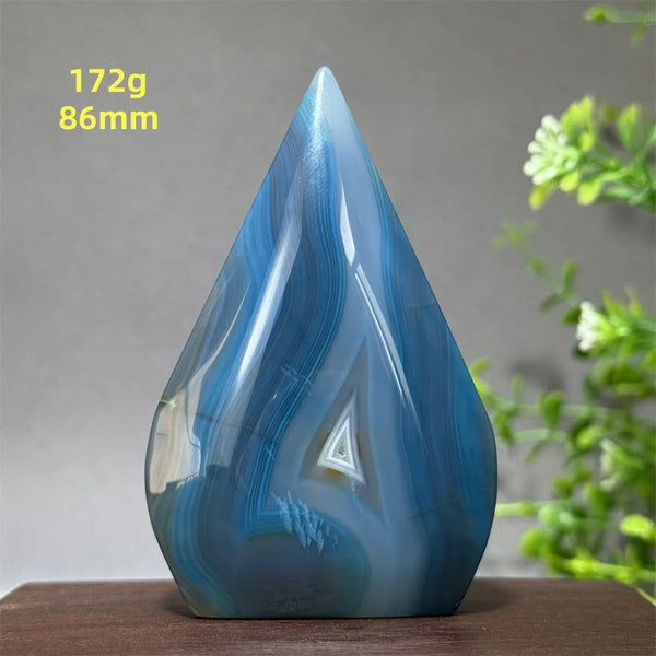 Blue Agate Torch-ToShay.org