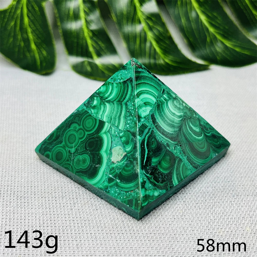 Green Malachite Pyramid-ToShay.org