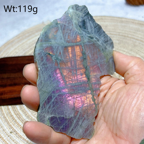 Purple Labradorite Slab-ToShay.org