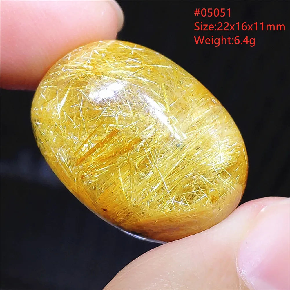 Gold Rutilated Quartz Pendant-ToShay.org