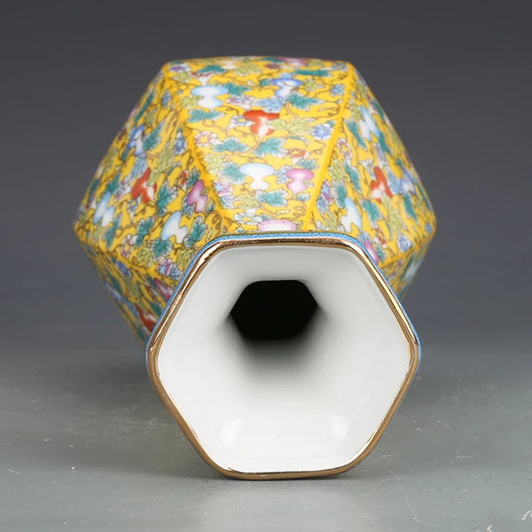 Yellow Flower Vase-ToShay.org