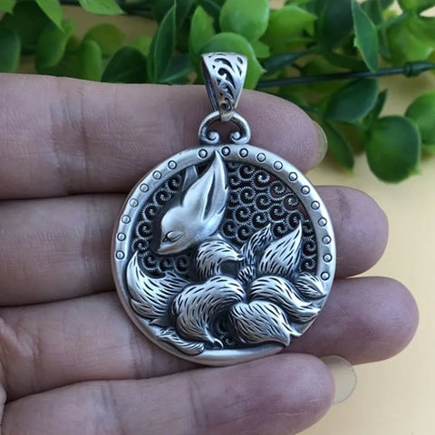 Silver Fox Pendant-ToShay.org