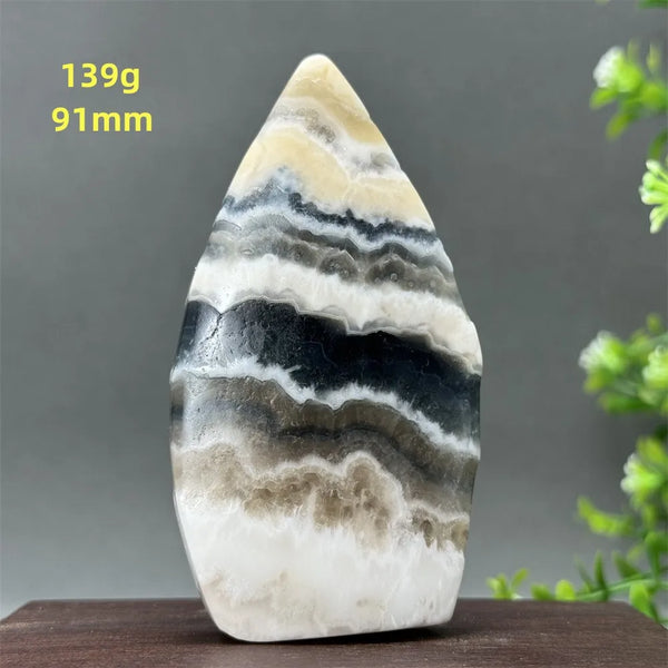 White Fluorite Agate Flame-ToShay.org