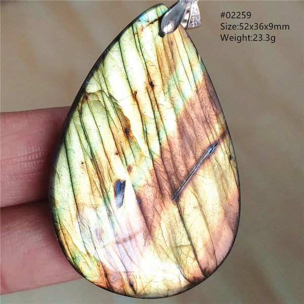 Blue Light Labradorite Pendant-ToShay.org