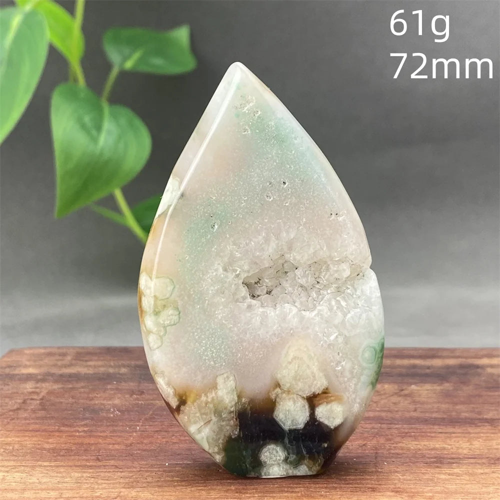Green Cherry Blossom Agate-ToShay.org