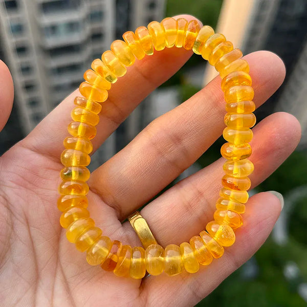 Yellow Amber Bracelet-ToShay.org