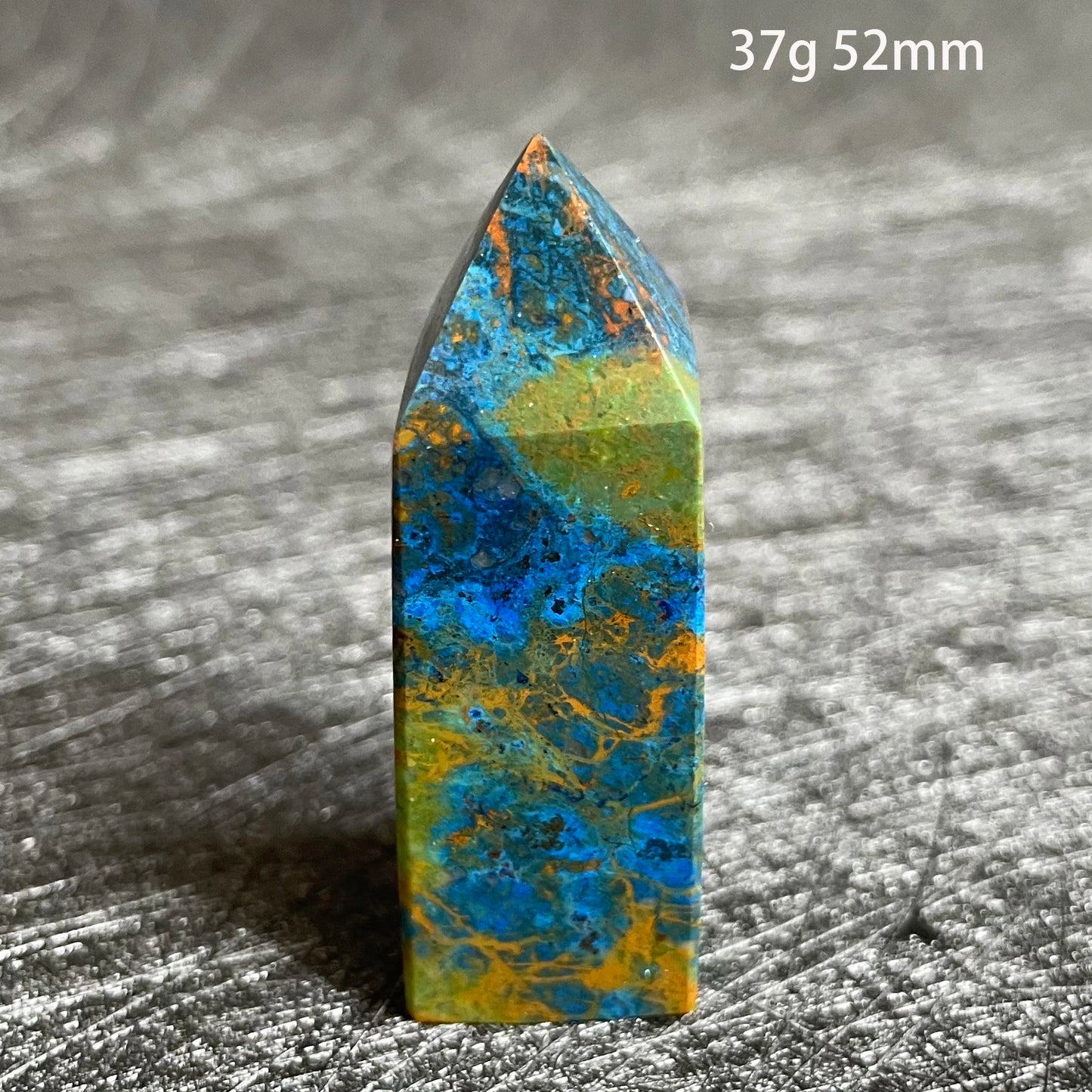 Blue Azurite Malachite Point-ToShay.org
