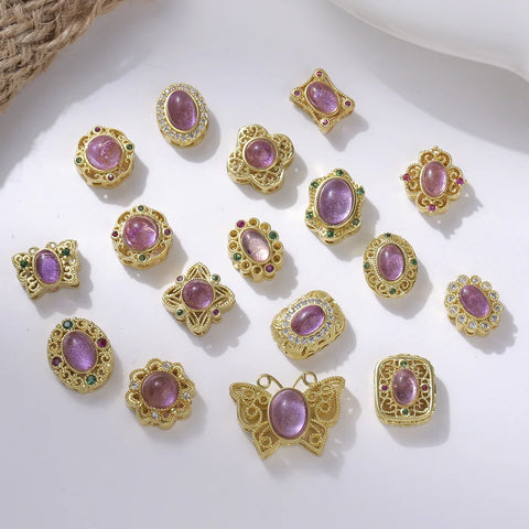 Gold Amethyst Beads-ToShay.org
