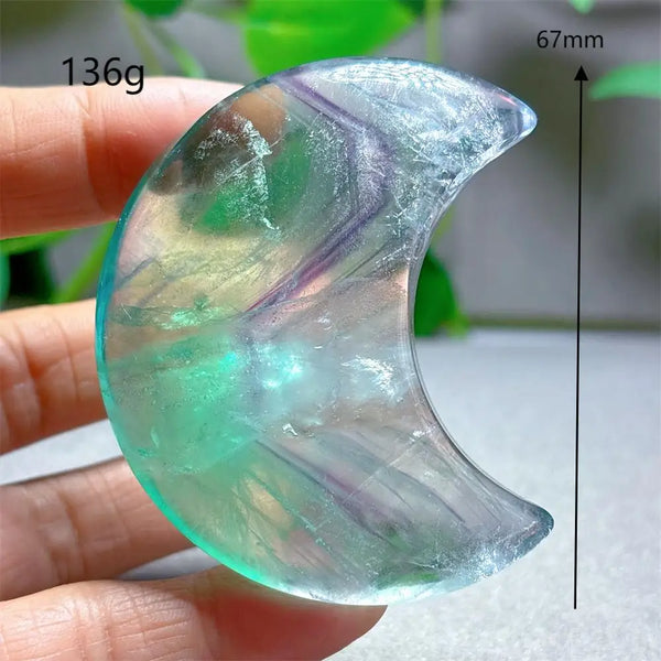 Rainbow Fluorite Moon-ToShay.org